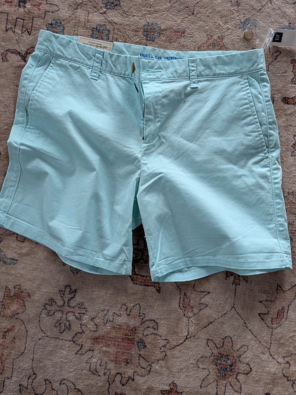 GAP Light Aqua Chino Bermuda Shorts